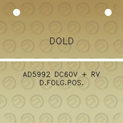 dold-ad5992-dc60v-rv-dfolgpos