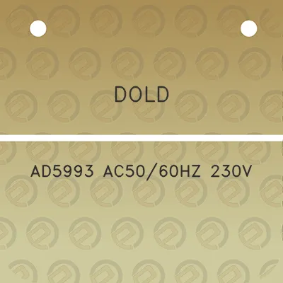 dold-ad5993-ac5060hz-230v