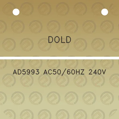 dold-ad5993-ac5060hz-240v