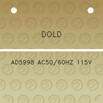 dold-ad5998-ac5060hz-115v