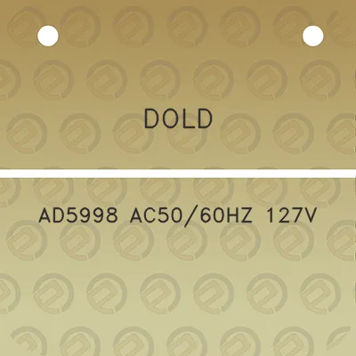 dold-ad5998-ac5060hz-127v