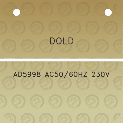 dold-ad5998-ac5060hz-230v