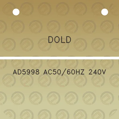 dold-ad5998-ac5060hz-240v