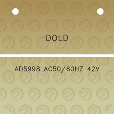 dold-ad5998-ac5060hz-42v