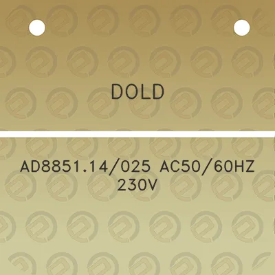 dold-ad885114025-ac5060hz-230v