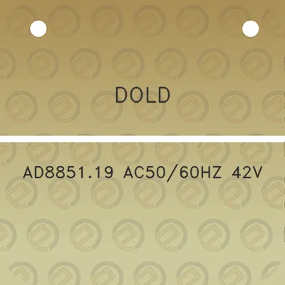 dold-ad885119-ac5060hz-42v