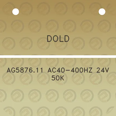 dold-ag587611-ac40-400hz-24v-50k