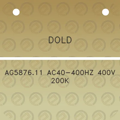 dold-ag587611-ac40-400hz-400v-200k