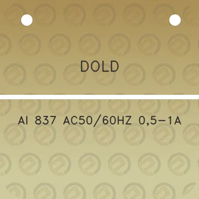 dold-ai-837-ac5060hz-05-1a