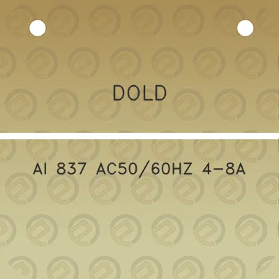 dold-ai-837-ac5060hz-4-8a