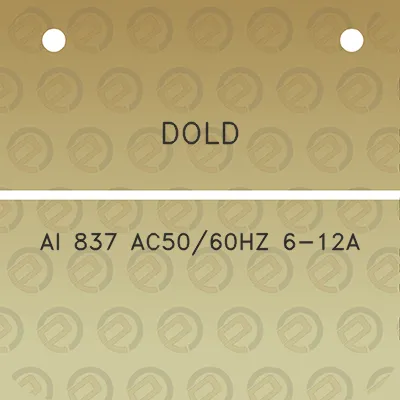 dold-ai-837-ac5060hz-6-12a