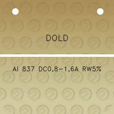 dold-ai-837-dc08-16a-rw5