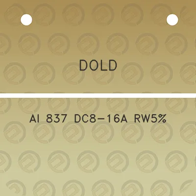 dold-ai-837-dc8-16a-rw5