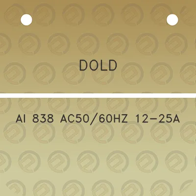 dold-ai-838-ac5060hz-12-25a