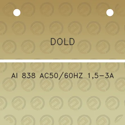 dold-ai-838-ac5060hz-15-3a