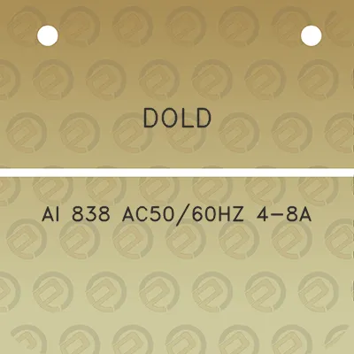 dold-ai-838-ac5060hz-4-8a