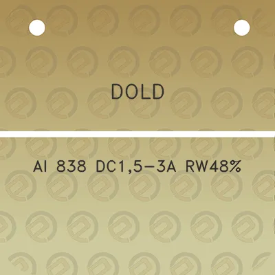 dold-ai-838-dc15-3a-rw48