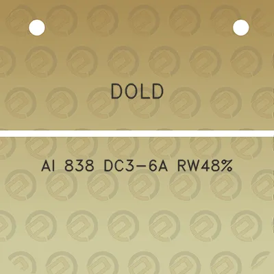 dold-ai-838-dc3-6a-rw48