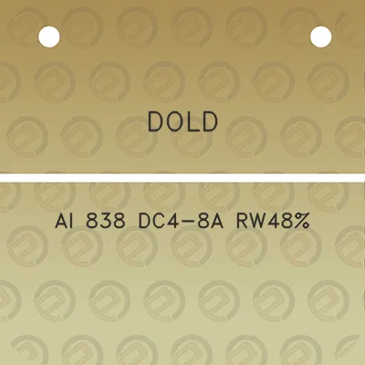 dold-ai-838-dc4-8a-rw48