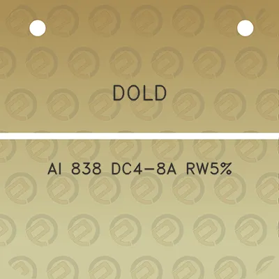 dold-ai-838-dc4-8a-rw5