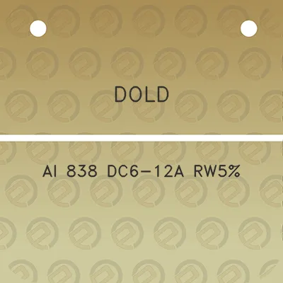 dold-ai-838-dc6-12a-rw5