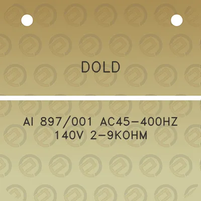 dold-ai-897001-ac45-400hz-140v-2-9kohm