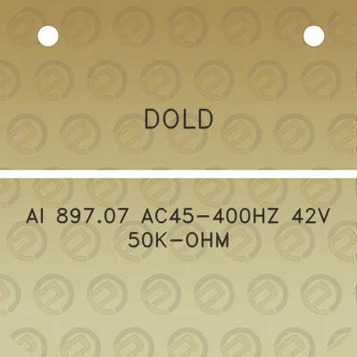 dold-ai-89707-ac45-400hz-42v-50k-ohm