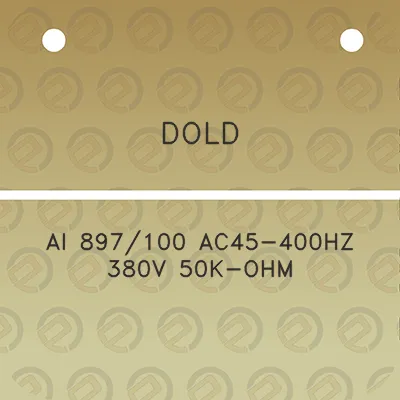 dold-ai-897100-ac45-400hz-380v-50k-ohm