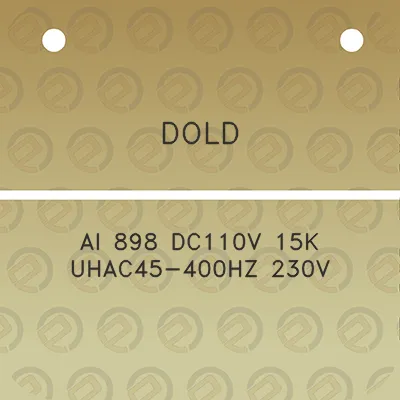 dold-ai-898-dc110v-15k-uhac45-400hz-230v