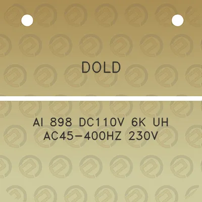 dold-ai-898-dc110v-6k-uh-ac45-400hz-230v