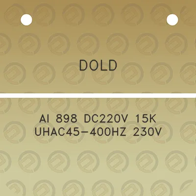 dold-ai-898-dc220v-15k-uhac45-400hz-230v