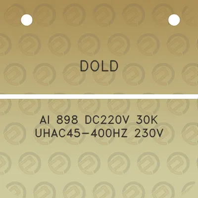 dold-ai-898-dc220v-30k-uhac45-400hz-230v