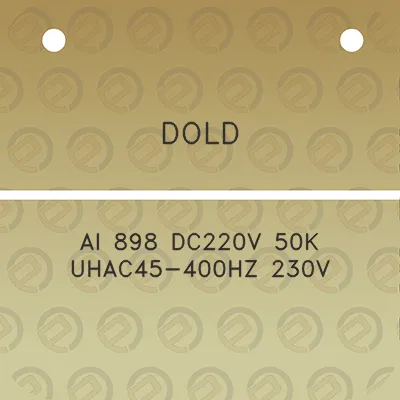 dold-ai-898-dc220v-50k-uhac45-400hz-230v