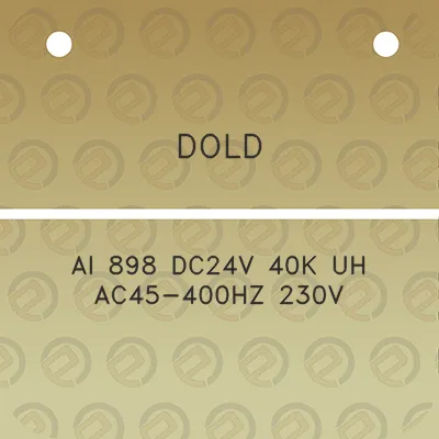 dold-ai-898-dc24v-40k-uh-ac45-400hz-230v