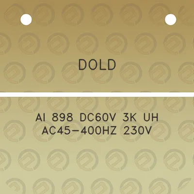 dold-ai-898-dc60v-3k-uh-ac45-400hz-230v