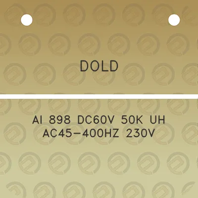 dold-ai-898-dc60v-50k-uh-ac45-400hz-230v