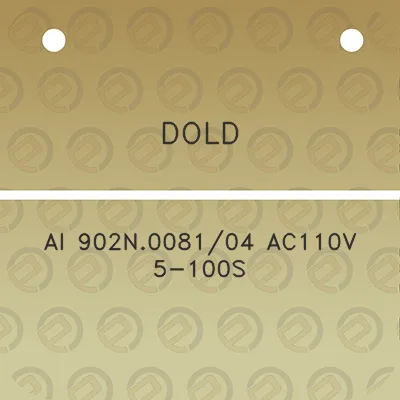 dold-ai-902n008104-ac110v-5-100s