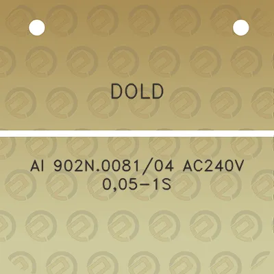 dold-ai-902n008104-ac240v-005-1s