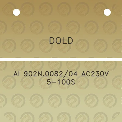 dold-ai-902n008204-ac230v-5-100s