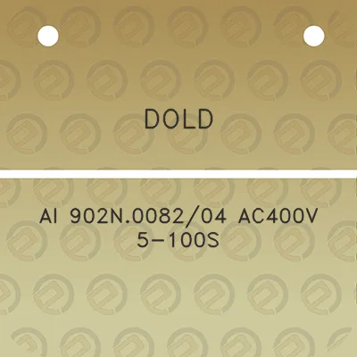 dold-ai-902n008204-ac400v-5-100s