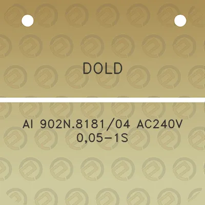 dold-ai-902n818104-ac240v-005-1s