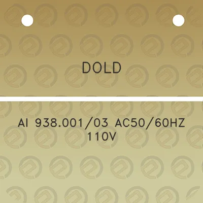 dold-ai-93800103-ac5060hz-110v