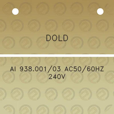 dold-ai-93800103-ac5060hz-240v