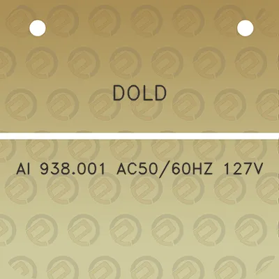 dold-ai-938001-ac5060hz-127v