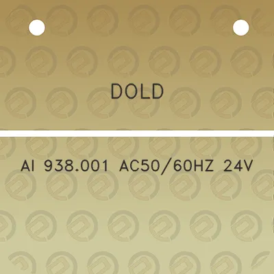 dold-ai-938001-ac5060hz-24v