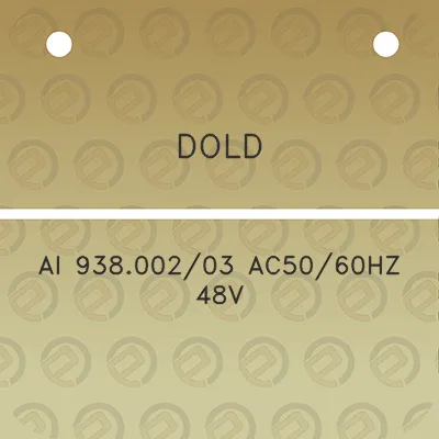 dold-ai-93800203-ac5060hz-48v