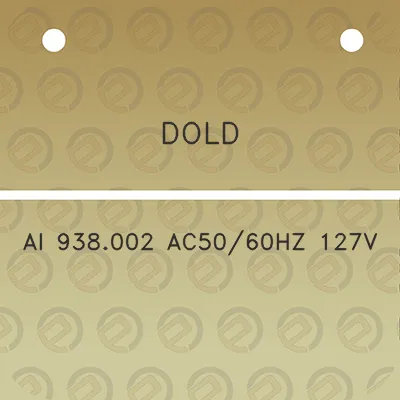 dold-ai-938002-ac5060hz-127v