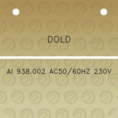 dold-ai-938002-ac5060hz-230v