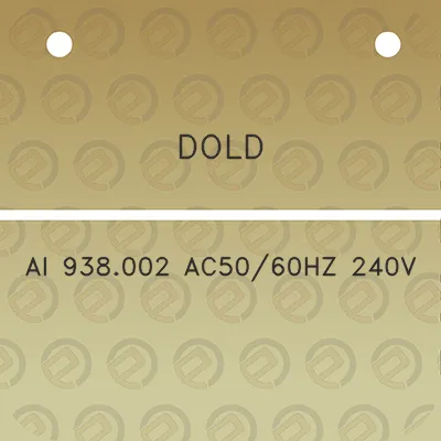 dold-ai-938002-ac5060hz-240v