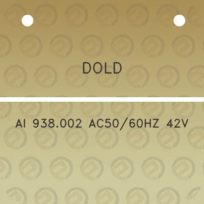 dold-ai-938002-ac5060hz-42v